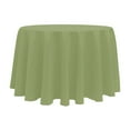 thumbnail image 1 of Ultimate Textile (10 Pack) 132-Inch Round Polyester Linen Tablecloth - for Wedding, Restaurant or Banquet use, Army Green, 1 of 4