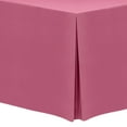 thumbnail image 1 of Ultimate Textile (10 Pack) 4 ft. Fitted Polyester Tablecloth - for 18 x 48-Inch Classroom and Folding Rectangle Tables 36" High, Watermelon, 1 of 3