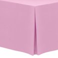 thumbnail image 1 of Ultimate Textile (10 Pack) 5 ft. Fitted Polyester Tablecloth - for 18 x 60-Inch Banquet and Folding Rectangular Tables, Pink Balloon, 1 of 3