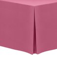 thumbnail image 1 of Ultimate Textile (10 Pack) 5 ft. Fitted Polyester Tablecloth - for 30 x 60-Inch Banquet and Folding Rectangular Tables - 42"H, Watermelon, 1 of 3