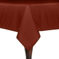 thumbnail image 1 of Ultimate Textile (10 Pack) 52 x 52-Inch Square Polyester Linen Tablecloth - for Wedding, Restaurant or Banquet use, Burnt Orange, 1 of 4