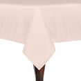 thumbnail image 1 of Ultimate Textile (10 Pack) 60 x 108-Inch Rectangular Polyester Linen Tablecloth - for Wedding, Restaurant or Banquet use, Ice Peach, 1 of 4