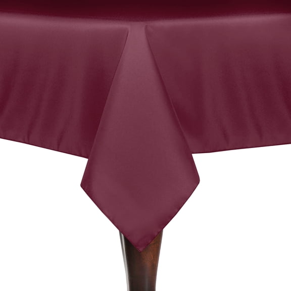Ultimate Textile (10 Pack) 60 x 84-Inch Rectangle Tablecloth - for Wedding, Restaurant or Banquet use, Raspberry Red