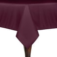 thumbnail image 1 of Ultimate Textile (10 Pack) 60 x 90-Inch Rectangular Polyester Linen Tablecloth - for Wedding, Restaurant or Banquet use, Magenta, 1 of 4