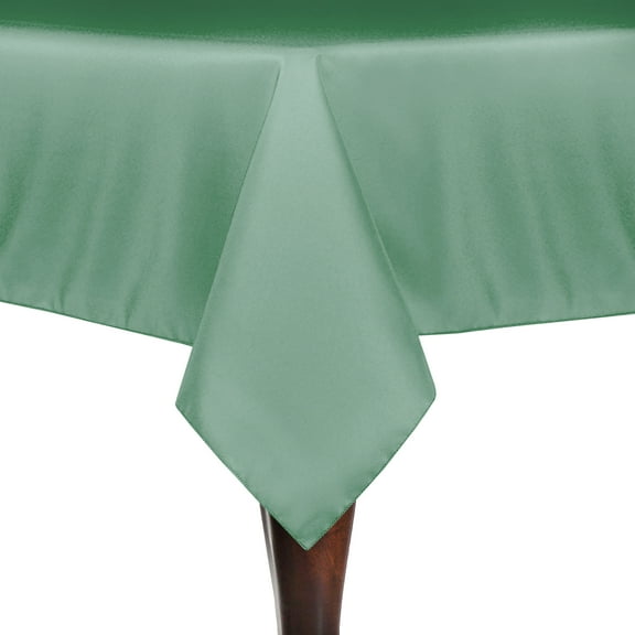 Ultimate Textile (10 Pack) 72 x 108-Inch Rectangular Polyester Linen Tablecloth - for Wedding, Restaurant or Banquet use, Seamist Light Green
