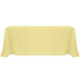thumbnail image 1 of Ultimate Textile (10 Pack) 90 x 132-Inch Rectangular Polyester Linen Tablecloth with Rounded Corners - for Wedding, Restaurant or Banquet use, Honey Light Brown, 1 of 4