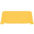 thumbnail image 1 of Ultimate Textile (10 Pack) 90 x 156-Inch Rectangular Polyester Linen Tablecloth with Rounded Corners - for Wedding, Restaurant or Banquet use, Neon Orange, 1 of 4