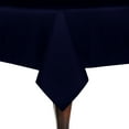 thumbnail image 1 of Ultimate Textile (10 Pack) 90 x 90-Inch Square Polyester Linen Tablecloth - for Wedding, Restaurant or Banquet use, Deep Royal Blue, 1 of 4