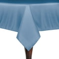 thumbnail image 1 of Ultimate Textile (10 Pack) 90 x 90-Inch Square Polyester Linen Tablecloth - for Wedding, Restaurant or Banquet use, Light Baby Blue, 1 of 4