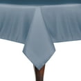 thumbnail image 1 of Ultimate Textile (10 Pack) 90 x 90-Inch Square Polyester Linen Tablecloth - for Wedding, Restaurant or Banquet use, Slate Blue, 1 of 4