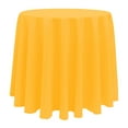 thumbnail image 1 of Ultimate Textile (10 Pack) 96-Inch Round Polyester Linen Tablecloth - for Wedding, Restaurant or Banquet use, Neon Orange, 1 of 4