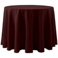 thumbnail image 1 of Ultimate Textile (10 Pack) Cotton-feel 108-Inch Round Tablecloth - for Wedding and Banquet, Hotel or Home Fine Dining use, Burgundy Dark Red, 1 of 3