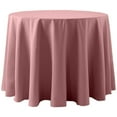 thumbnail image 1 of Ultimate Textile (10 Pack) Cotton-feel 114-Inch Round Tablecloth - for Wedding and Banquet, Hotel or Home Fine Dining use, Dusty Rose Light Pink, 1 of 3