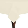 thumbnail image 1 of Ultimate Textile (10 Pack) Cotton-feel 54 x 54-Inch Square Tablecloth - for Wedding and Banquet, Hotel or Home Fine Dining use, Ivory Cream, 1 of 3