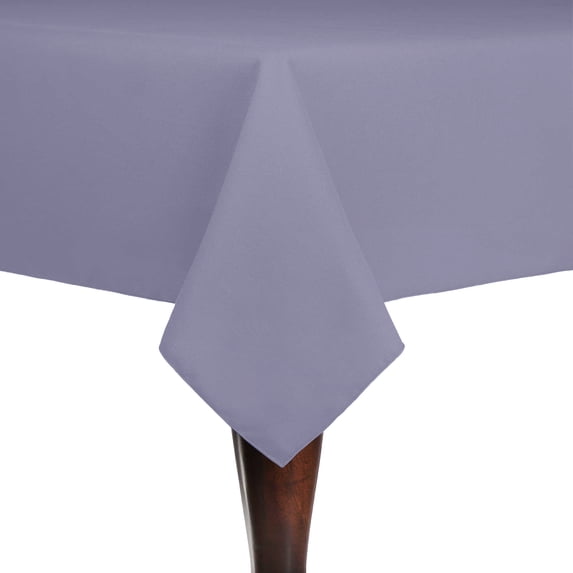 Ultimate Textile (10 Pack) Cotton-feel 72 x 108-Inch Rectangular Tablecloth - for Wedding and Banquet, Hotel or Home Fine Dining use, Lilac Light Purple