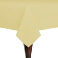 thumbnail image 1 of Ultimate Textile (10 Pack) Cotton-feel 60 x 90-Inch Rectangular Tablecloth - for Wedding and Banquet, Hotel or Home Fine Dining use, Cornsilk Light Yellow, 1 of 3