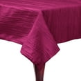thumbnail image 1 of Ultimate Textile (10 Pack) Crinkle Taffeta - Delano 50 x 144-Inch Rectangular Tablecloth - for Party, Wedding, Home Dining, Hotel and Catering use, Fuchsia Pink, 1 of 3