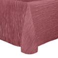 thumbnail image 1 of Ultimate Textile (10 Pack) Crinkle Taffeta - Delano 50 x 90-Inch Oval Tablecloth - for Home Dining Tables, Watermelon Pink, 1 of 3