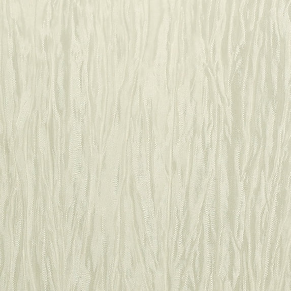 Ultimate Textile (10 Pack) Crinkle Taffeta - Delano 90 x 156-Inch Rectangular Tablecloth - for Party, Wedding, Home Dining, Hotel and Catering use, Ivory Cream