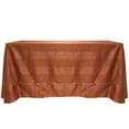 thumbnail image 1 of Ultimate Textile (10 Pack) Damask Kenya 108 x 156-Inch Rectangular Tablecloth - Home Dining Collection - Snakeskin Jacquard Design, Sienna Burnt Orange, 1 of 4