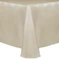 thumbnail image 1 of Ultimate Textile (10 Pack) Damask Kenya 70 x 104-Inch Oval Tablecloth - Home Dining Collection - Snakeskin Jacquard Design, Natural Ivory Cream, 1 of 3