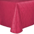 thumbnail image 1 of Ultimate Textile (10 Pack) Embroidered Pintuck Taffeta 60 x 120-Inch Oval Tablecloth Watermelon, 1 of 2