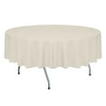 thumbnail image 1 of Ultimate Textile (10 Pack) Faux Burlap - Havana 58-Inch Round Tablecloth - Basket Weave, Ivory Cream, 1 of 3