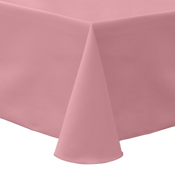 Ultimate Textile (10 Pack) Poly-cotton Twill 108 x 156-Inch Rectangular Tablecloth - for Restaurant and Catering, Hotel or Home Dining use, Dusty Rose Pink