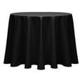 thumbnail image 1 of Ultimate Textile (10 Pack) Poly-cotton Twill 114-Inch Round Tablecloth - for Restaurant and Catering, Hotel or Home Dining use, Black, 1 of 3