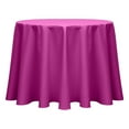 thumbnail image 1 of Ultimate Textile (10 Pack) Poly-cotton Twill 120-Inch Round Tablecloth - for Restaurant and Catering, Hotel or Home Dining use, Raspberry Red, 1 of 3