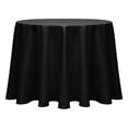 thumbnail image 1 of Ultimate Textile (10 Pack) Poly-cotton Twill 96-Inch Round Tablecloth - for Restaurant and Catering, Hotel or Home Dining use, Black, 1 of 3