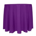 thumbnail image 1 of Ultimate Textile (10 Pack) Reversible Shantung Satin - Majestic 114-Inch Round Tablecloth - for Weddings, Home Parties and Special Event use, Plum, 1 of 4