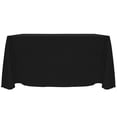thumbnail image 1 of Ultimate Textile (10 Pack) Reversible Shantung Satin - Majestic 90 x 132-Inch Rectangular Tablecloth - for Weddings, Home Parties and Special Event use, Black, 1 of 4
