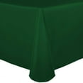 thumbnail image 1 of Ultimate Textile (10 Pack) Satin 70 x 104-Inch Oval Tablecloth - for Home Dining Tables, Emerald Green, 1 of 4