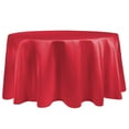 thumbnail image 1 of Ultimate Textile (10 Pack) Satin 72-Inch Round Tablecloth - for Wedding, Special Event or Banquet use, Watermelon Pink, 1 of 4