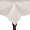 thumbnail image 1 of Ultimate Textile (10 Pack) Satin 72 x 108-Inch Rectangular Tablecloth - for Wedding, Special Event or Banquet use, Ivory Cream, 1 of 4