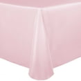 thumbnail image 1 of Ultimate Textile (10 Pack) Satin 90 x 156-Inch Rectangular Tablecloth - for Wedding, Special Event or Banquet use, Blush Ice Pink, 1 of 4