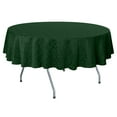 thumbnail image 1 of Ultimate Textile (10 Pack) Saxony 60-Inch Round Damask Tablecloth - Jacquard Weave Emblem Crest Design, Hunter Green, 1 of 3