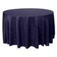 thumbnail image 1 of Ultimate Textile (10 Pack) Somerset 96-Inch Round Damask Tablecloth - Jacquard Weave Scroll Design, Plum Purple, 1 of 3