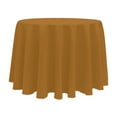 thumbnail image 1 of Ultimate Textile 102-Inch Round Polyester Linen Tablecloth Copper Brown, 1 of 4