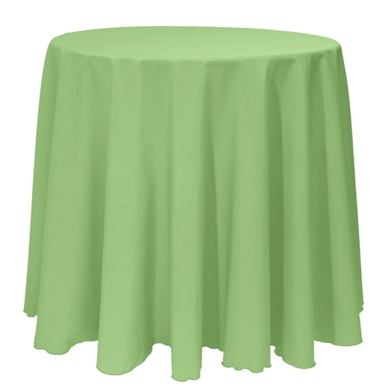 Ultimate Textile 108-Inch Round Polyester Linen Tablecloth Sage Green