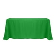 thumbnail image 1 of Ultimate Textile 108 x 156-Inch Rectangular Polyester Linen Tablecloth Emerald Green, 1 of 4