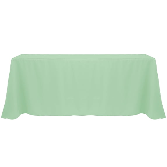 Ultimate Textile 108 x 156-Inch Rectangular Polyester Linen Tablecloth Sage Green