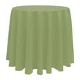 thumbnail image 1 of Ultimate Textile 126-Inch Round Polyester Linen Tablecloth Army Green, 1 of 4