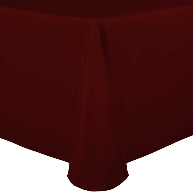 Ultimate Textile 132 x 132-Inch Square Polyester Linen Tablecloth