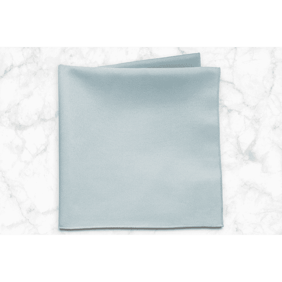 Ultimate Textile (2 Dozen) 20 x 20-Inch Polyester Cloth Dinner Napkins - for Wedding, Restaurant or Banquet use, Ice Blue