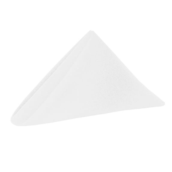 Ultimate Textile (2 Dozen) Cotton-feel 20 x 20-Inch Cloth Dinner Napkins - for Wedding and Banquet, Hotel or Home Fine Dining use, White