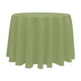 thumbnail image 1 of Ultimate Textile (2 Pack) 102-Inch Round Polyester Linen Tablecloth - for Wedding, Restaurant or Banquet use, Army Green, 1 of 4