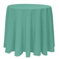 thumbnail image 1 of Ultimate Textile (2 Pack) 102-Inch Round Polyester Linen Tablecloth - for Wedding, Restaurant or Banquet use, Jade, 1 of 4