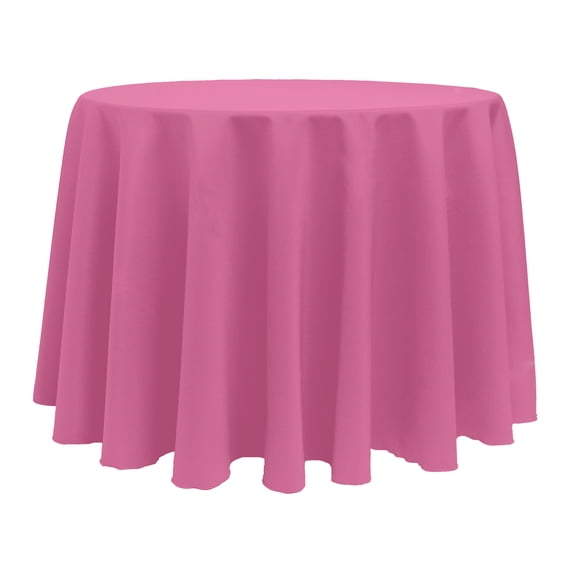 Ultimate Textile (2 Pack) 102-Inch Round Polyester Linen Tablecloth - for Wedding, Restaurant or Banquet use, Watermelon